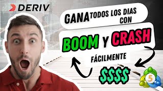 GANA con Indices Sinteticos BOOM y CRASH  Estrategia rentable para TRADING y Forex [upl. by Chemarin]