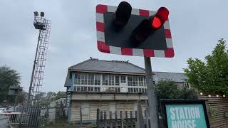 Level Crossing at Birkdale Station Merseyrail Trains [upl. by Pucida]