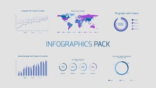 Infographics Pack ★ After Effects Template ★ AE Templates [upl. by Claiborne280]