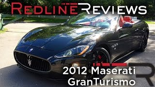 2012 Maserati GranTurismo Convertible Sport Review Walkaround Exhaust StartUp amp Rev [upl. by Jannelle]