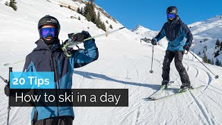 How to Ski in a Day  20 Tips [upl. by Anina]