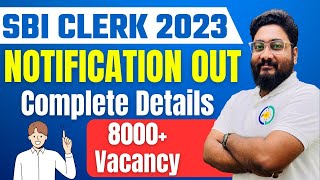 SBI Clerk 2023 Official Notification Out  Complete Details  Career Definer  Kaushik Mohanty [upl. by Mayram678]