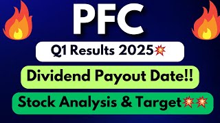 PFC Share Target  PFC Q1 Results 2025  PFC Share Latest News  PFC Share news today [upl. by Imarej]