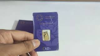 MMTC Gold Coin Amazon Review in English  Unboxing MMTCPAMP Gold Coin  MMTC 24 KT Gold Coin [upl. by Aseuqram]