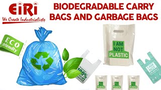 Project Report on Biodegradable Carry Bags And Garbage Bags [upl. by Ahsille930]