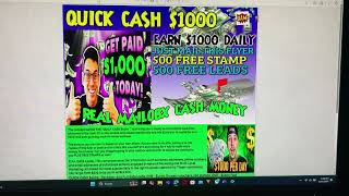 Big ticket with the Quick Cash 1000 flyer [upl. by Petta]