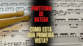 01 TRIJAZZ  LEITURA DE PARTITURA DE BATERIA  COMO TREINAR A PRIMEIRA VISTA [upl. by Llorre]