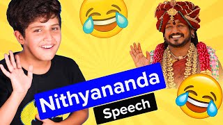 Nithyananda Comedy Speech 🤣 Me in Me EMC2 🤣 Latest Physics Chemistry Biology Comedy Speech [upl. by Daley876]