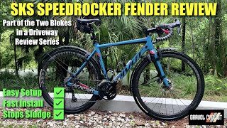 SKS Speedrocker Fender  Mudguard Review Perfect for Gravel CX Bikes with Disc Brakes [upl. by Theall262]