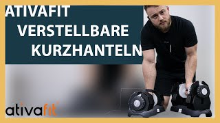 AtivaFit 25Kg bis 25 Kg Verstellbare Kurzhanteln  Homegym Equipment Review [upl. by Kettie]