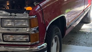 Power Steering Gearbox Replacement on my 1994 Silverado OBS Long Bed [upl. by Yllim]