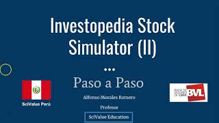 Investopedia Stock Simulator Parte 2 [upl. by Aivax5]