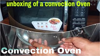 Unboxing of a convection OvenBaking Oven [upl. by Tammi463]