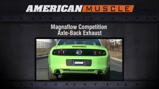 20132014 Mustang Magnaflow Exhaust Sound Clip Competition Axleback 50L GT Review [upl. by Ellebyam895]