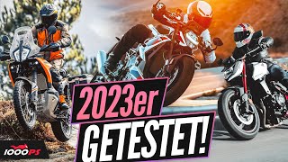 Motorrad Highlights 2023 schon gefahren BMW M 1000 R Honda Hornet KTM 890 Adventure [upl. by Glanti]