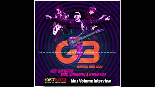 Joe Satriani Eric Johnson and Steve Vai talk G3 w KOZZ Radio [upl. by Paco]