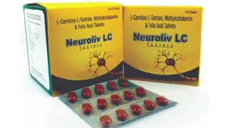 Neuroliv LC Tablets LCarnitine LTartrate Methylcobalamin amp Folic Acid Tablets [upl. by Sterner]