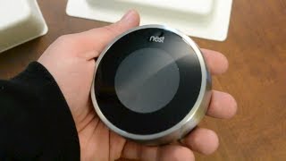 Nest Learning Thermostat Unboxing [upl. by Eneleoj517]