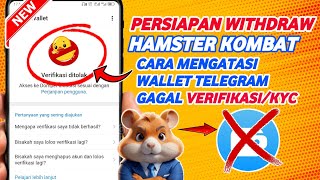 Cara Mengatasi Wallet Telegram Di tolak VerifikasiKyc  Wallet Telegram Gagal Verifikasi [upl. by Natale763]