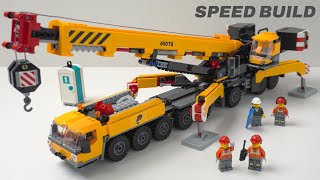 LEGO City 60409 Mobile Construction Crane Speed Build [upl. by Rahas]