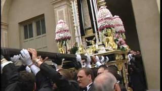 Processione Venerdi Santo Palermo Borgo vecchio 2009 parte 1 [upl. by Decrem]