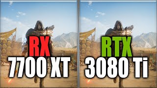 RX 7700 XT vs RTX 3080 Ti Benchmarks  Tested in 20 Games [upl. by Ardnuahsal]