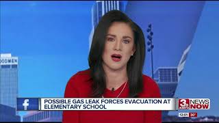 Possible gas leak forces evacuation of elementary school [upl. by Aramenta]