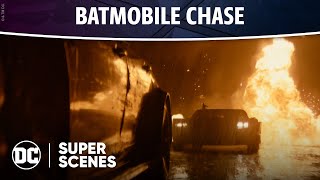 The Batman  Batmobile Car Chase  Super Scenes  DC [upl. by Yecrad]