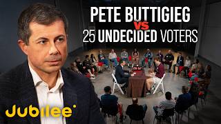 1 Politician vs 25 Undecided Voters Feat Pete Buttigieg  Surrounded [upl. by Foley933]