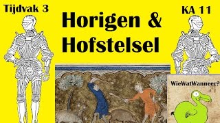 Hofstelsel en horigen  Tijdvak 3 KA 11 [upl. by Adriene]