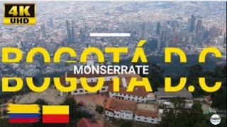 ⛪️CERRO de Monserrate Día Bogotá  Colombia 2021 4K  Vista aérea con drone [upl. by Gable]