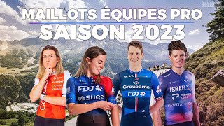 Maillots Équipes Professionnels  Saison 2023 [upl. by Euqinomahs]