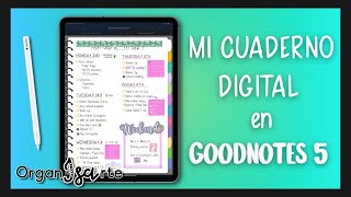 Cómo usar un CUADERNO DIGITAL en GoodNotes 5  PRINTSTICK [upl. by Foah]