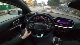 2023 Kia ProCeed GTLine 15 TGDi A7 160HP  POV Test Drive [upl. by Attwood]