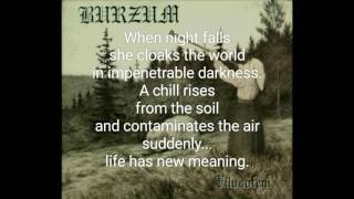 Burzum  Dunkelheit lyrics [upl. by Idalina119]