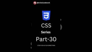 CSS SERIES PART  30  CSS FLEX AND FIXED DIRECTION [upl. by Abramson71]