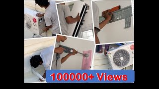 AC Installation Step By Step  Installation Cost  Important take care  Why LG   Remote Function [upl. by Armilda]