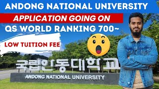 Andong National University  Top Rank University in South Korea  Low Cost University  Mehedi Hasan [upl. by Atnicaj110]