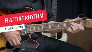 Blues Guitar Lesson How to Play a Flat Tire Blues Shuffle  Rhythm Guitar  Berklee Online [upl. by Lybis986]