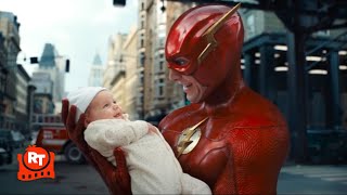 The Flash 2023  Flash Saves the Babies Funny Scene  Movieclips [upl. by Haimaj]