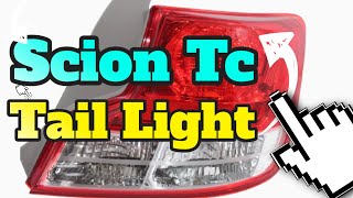 How to replace tail light bulb toyota Scion tc 2011 2012 2013 2014 2015 2016 [upl. by Nivan]