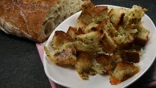 Croûtons au fromage facile [upl. by Salvay]