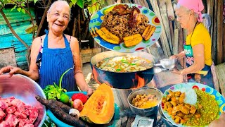 Top 5 Mejores Receta De La Abuela Matilde food fogon campo leña comidadominicana [upl. by Dnaltiac306]