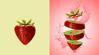 Photoshop 101  Photo Manipulation Fruit Slice [upl. by Alded431]