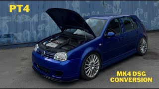 MK4 R32 DSG CONVERSION PT4  DRIVESHAFT FIXED [upl. by Jaquelyn]