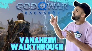 GOD OF WAR RAGNAROK VANAHEIM WALKTHROUGH GAMEPLAY [upl. by Burney]