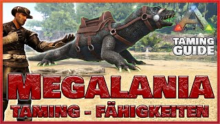 ★ ARK TAMING GUIDE ★ Megalania zähmen und Fähigkeiten  ARK Survival Evolved  Doctendo [upl. by Hollerman237]