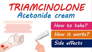 Triamcinolone acetonide cream USP 01  How to use Precautions and side effects [upl. by Mariejeanne]