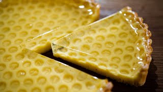 How to make Honeycomb Honey amp Lemon Jelly Tart cake [upl. by Bhayani]