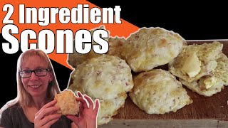 2 Ingredient Scones Recipe [upl. by Zane]